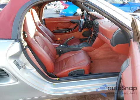 1999 Porsche Boxster from USA, damaged, VIN WP0CA2986XU630686